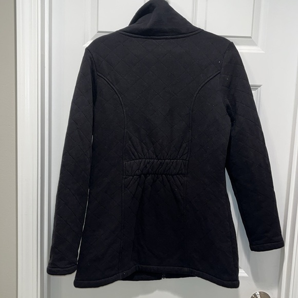 The North Face Caroluna Quilted long Jacket Fleece Lined Large L - Picture 9 of 13